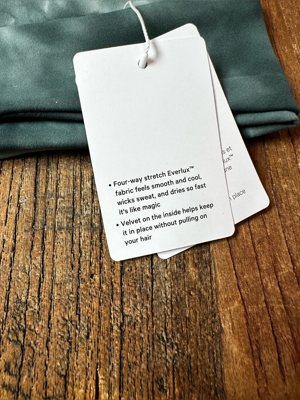 lululemon athletica teal workout headband - Picture 3 of 7
